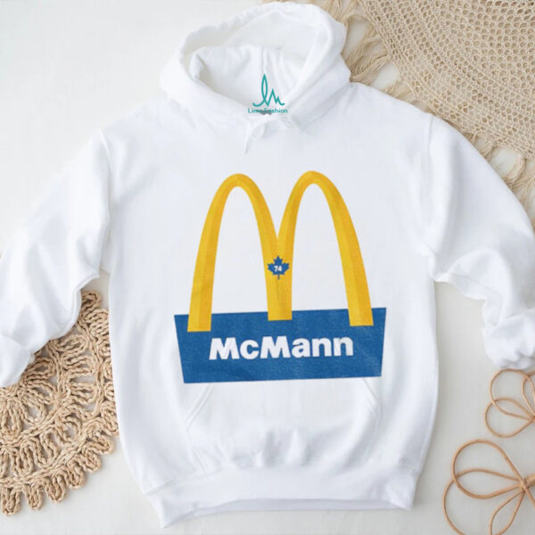 Bobby McMann Toronto Maple Leafs Hockey x McDonald’s McMann shirt