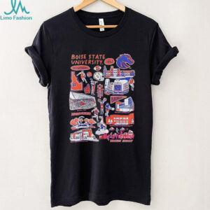 Boise State Broncos vintage logo art shirt