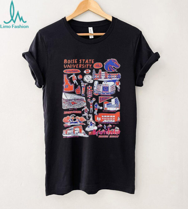 Boise State Broncos vintage logo art shirt