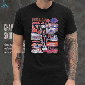 Boise State Broncos vintage logo art shirt