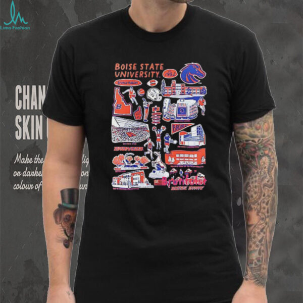 Boise State Broncos vintage logo art shirt