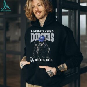 Born X Raised Dodgers LA Bleeds Blue T Shirt