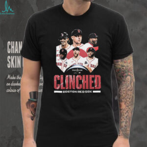 Boston Red Sox 2025 MLB Postseason Clinched 2 sided shirt
