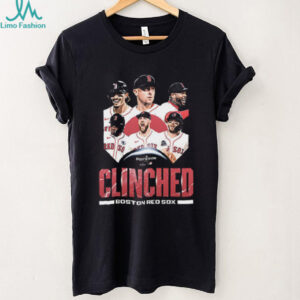 Boston Red Sox 2025 MLB Postseason Clinched 2 sided shirt