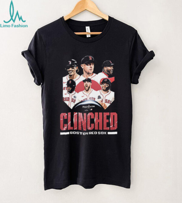Boston Red Sox 2025 MLB Postseason Clinched 2 sided shirt