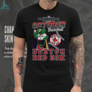 Boston Red Sox 2025 Postseason October Baseball Mascot shirt