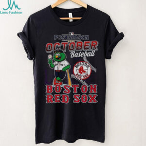 Boston Red Sox 2025 Postseason October Baseball Mascot shirt