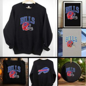Buffalo Bills the red helmet shirt