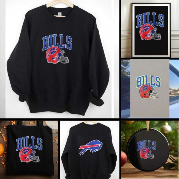 Buffalo Bills the red helmet shirt
