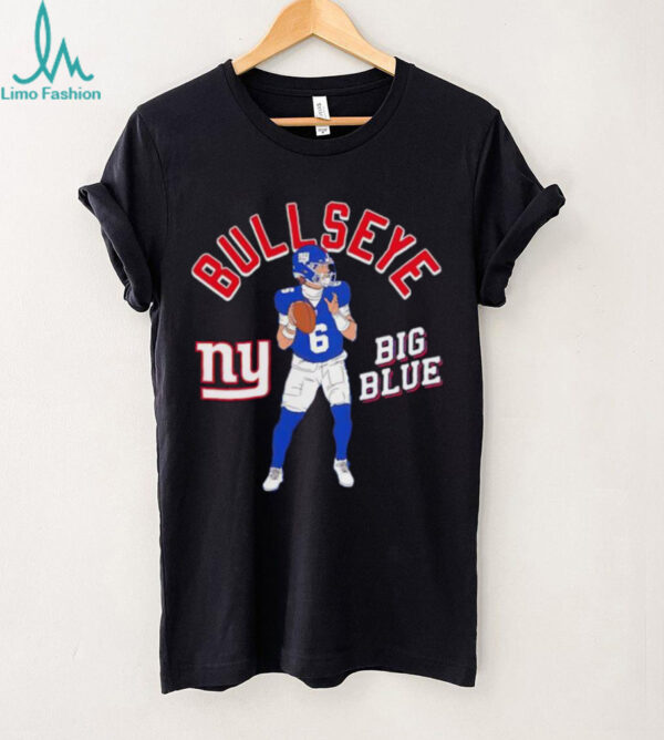 Bullseye Big Blue NY Giants 6 cartoon player football shirt