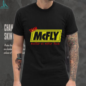 Busted vs McFly Team McFLY Tour 2025 shirt