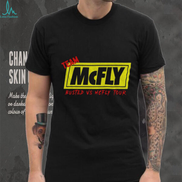 Busted vs McFly Team McFLY Tour 2025 shirt