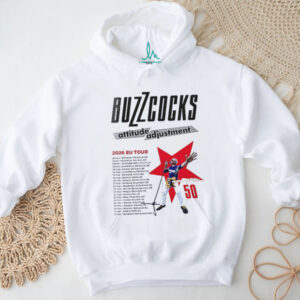 Buzzcocks Attitude Adjustment 2026 EU tour schedule dates list shirt