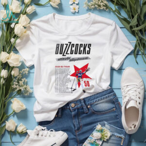 Buzzcocks Attitude Adjustment 2026 EU tour schedule dates list shirt