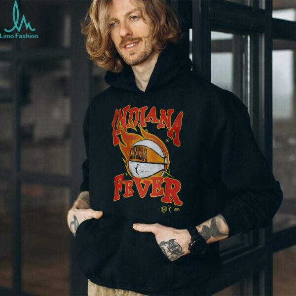 Caitlin Clark wearing Indiana Fever WNBA Basketball fire logo art vintage shirt