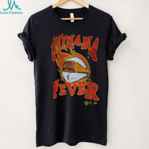 Caitlin Clark wearing Indiana Fever WNBA Basketball fire logo art vintage shirt