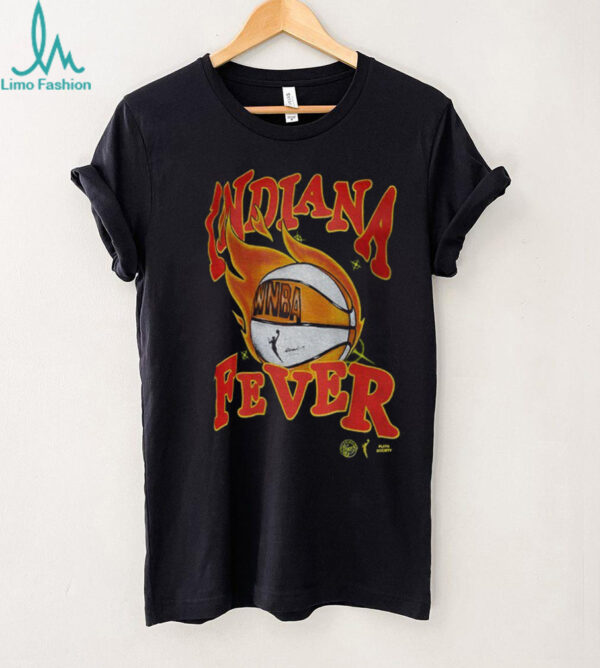 Caitlin Clark wearing Indiana Fever WNBA Basketball fire logo art vintage shirt