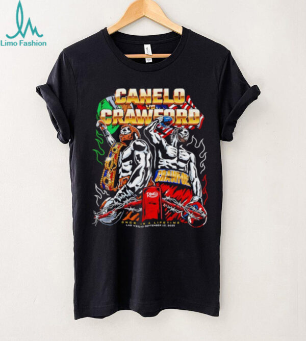 Canelo Crawford Once In A Lifetime Las Vegas Sep 13 2025 shirt