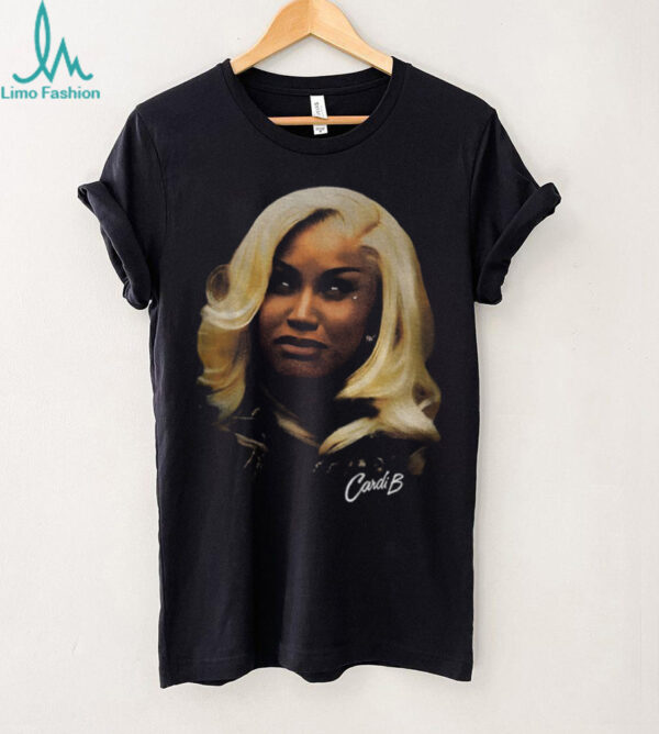 Cardi B Am I Drama blonde big face vintage shirt