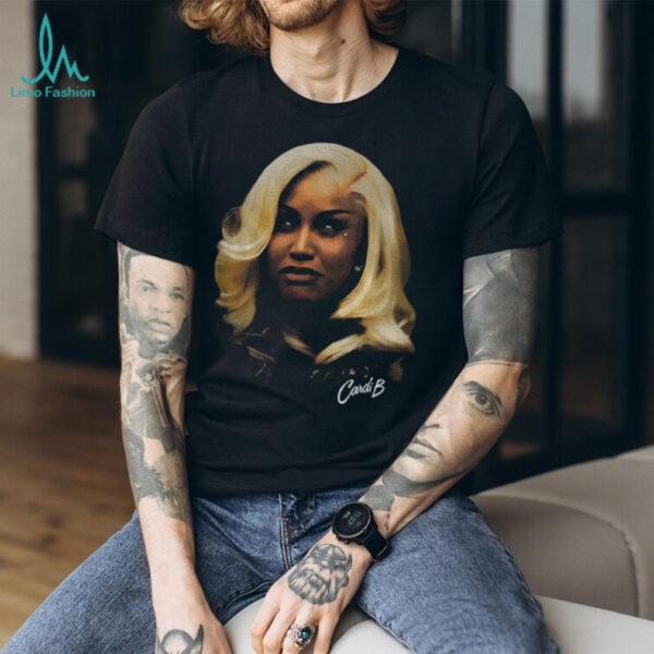 Cardi B Am I Drama blonde big face vintage shirt