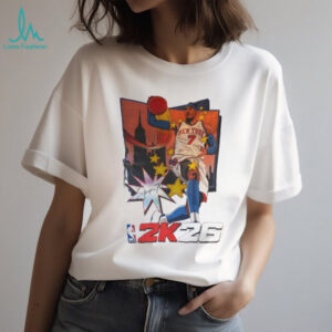Carmelo Anthony New York Knicks basketball 2k26 NBA cartoon shirt