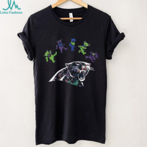 Carolina Panthers x Grateful Dead night 2025 bears logo shirt