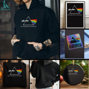 Cat rainbow the dark side of the meow t shirt