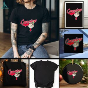 Caucasians style Cleveland Indians Chief Wahoo logo shirt