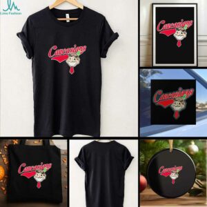 Caucasians style Cleveland Indians Chief Wahoo logo shirt