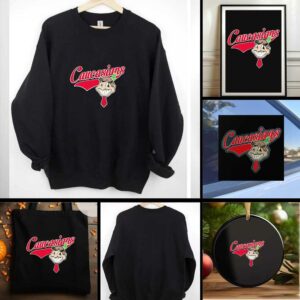 Caucasians style Cleveland Indians Chief Wahoo logo shirt