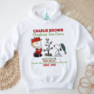 Charlie Brown Christmas Tree Farm Open Daily Until Dec 24 Since 1950 shirt