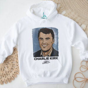 Charlie Kirk Freedom portrait art signature shirt