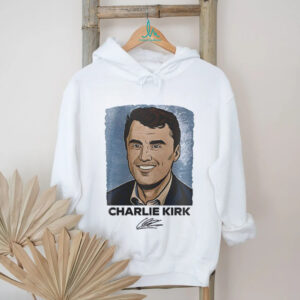 Charlie Kirk Freedom portrait art signature shirt