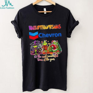 Chevron x Grinch it’s the most wonderful time of the year happy HalloThanksMas shirt