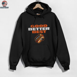 Chicago Bears hotdog good better best shirt