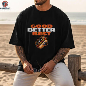Chicago Bears hotdog good better best shirt