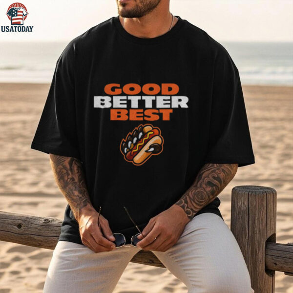 Chicago Bears hotdog good better best shirt