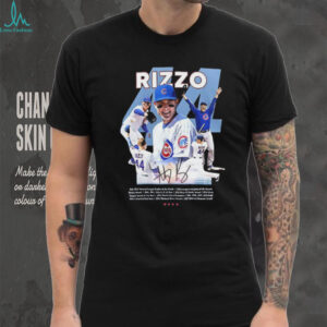 Chicago Cubs Anthony Rizzo 44ever thank you for the memories signature graphic shirt