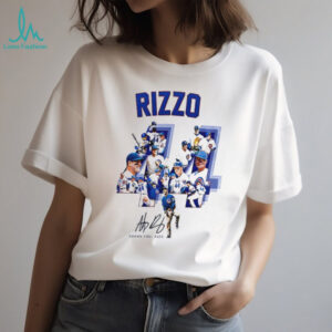 Chicago Cubs Thank You Legend Anthony Rizzo 44 signature graphic shirt