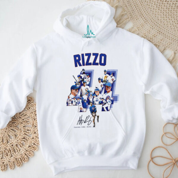 Chicago Cubs Thank You Legend Anthony Rizzo 44 signature graphic shirt