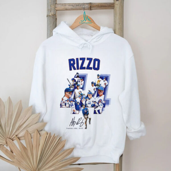 Chicago Cubs Thank You Legend Anthony Rizzo 44 signature graphic shirt