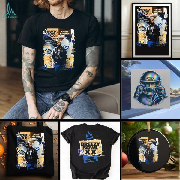 Chris Brown Breezy Bowl XX I lost my way somewhere in another galaxy scrapbook shirt