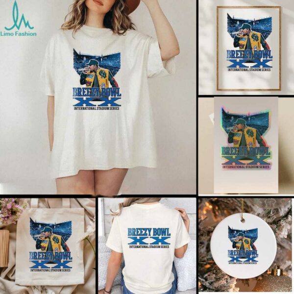 Chris Brown Breezy Bowl XX International Stadium series 2025 shirt