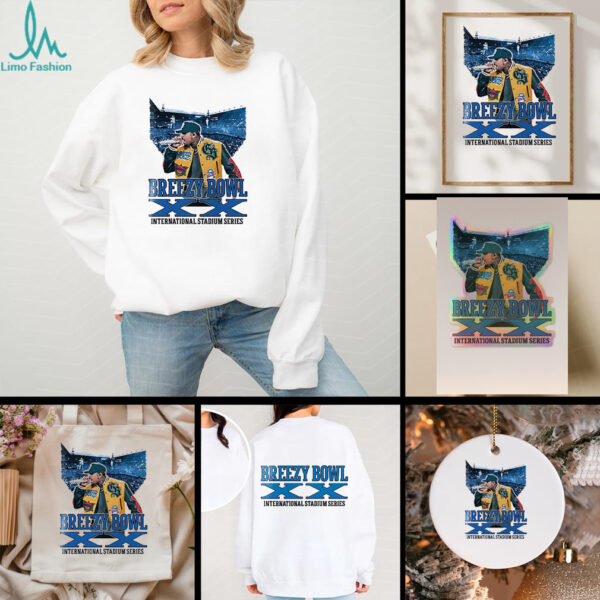 Chris Brown Breezy Bowl XX International Stadium series 2025 shirt