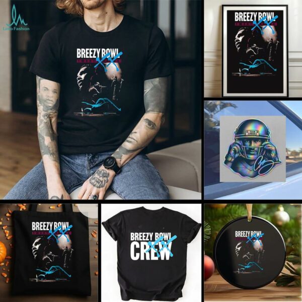 Chris Brown Breezy Bowl XX crew graphic shirt