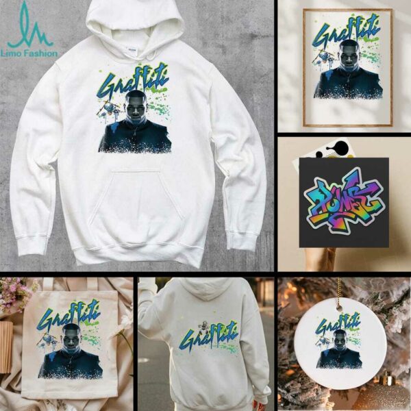 Chris Brown Breezy Bowl XX graffiti graphic shirt