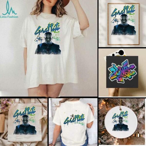 Chris Brown Breezy Bowl XX graffiti graphic shirt