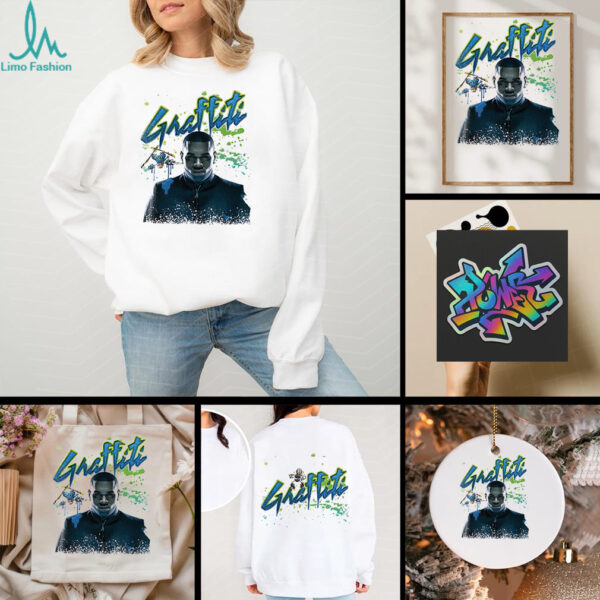 Chris Brown Breezy Bowl XX graffiti graphic shirt