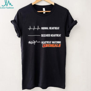 Cincinnati Bengals Football NFL normal heartbeat deceased heartbeat heartbeat watching shirt