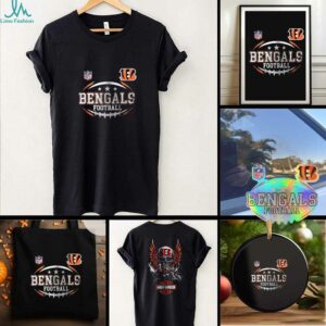 Cincinnati Bengals NFL Harley Davidson motorcycle graphic shirt